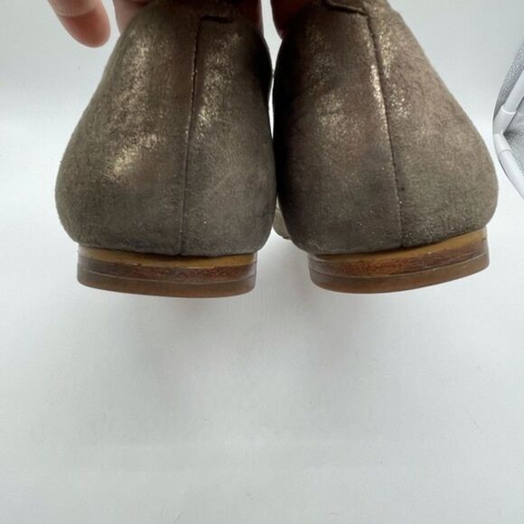 Mark Fisher LTD Sunny D’ Orsay Gold Flats sz 9.5 - Picture 6 of 8